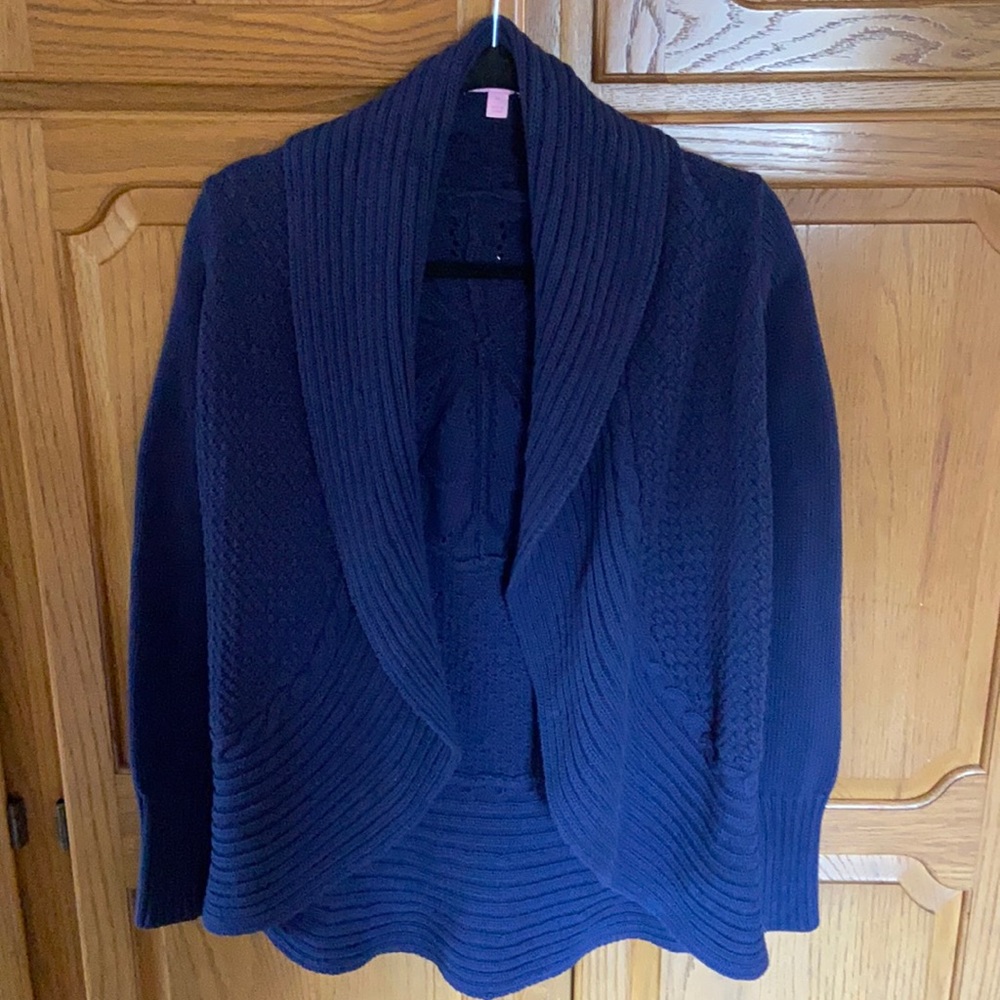 Lilly Pulitzer Navy Starburst Cardigan